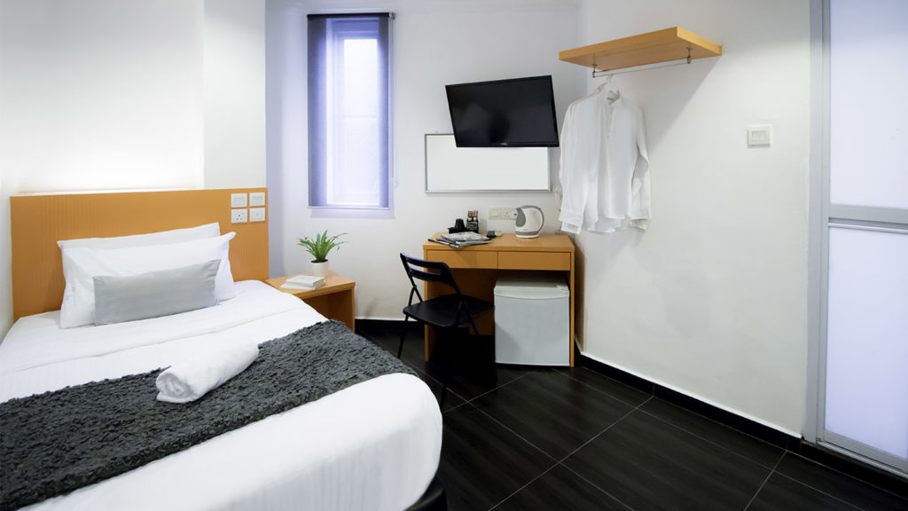 Lavender Hotel Single Room window
