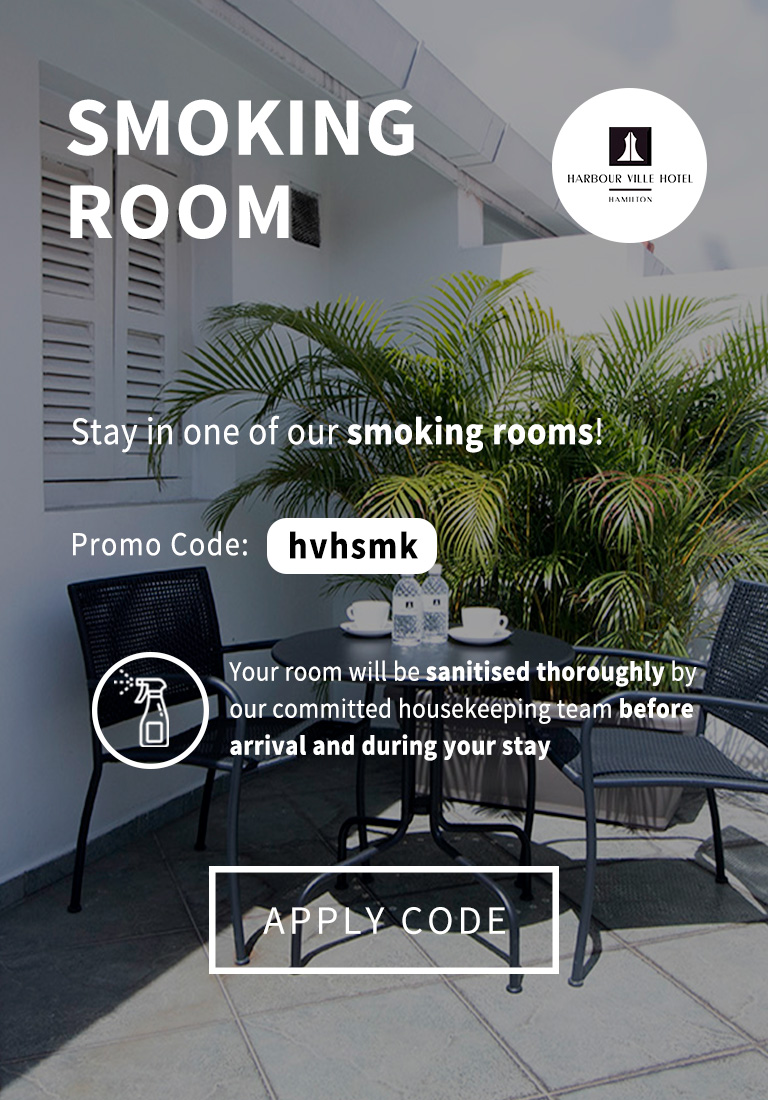 Smoking Room at Harbour Ville Hotel, Hamilton in Lavender